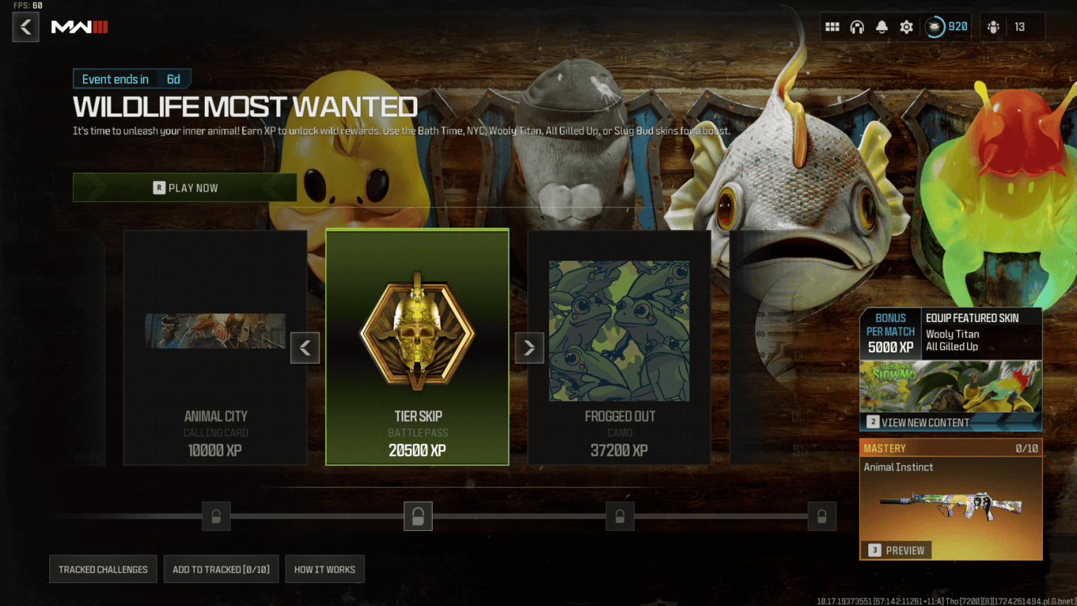 Xp Duck ALL WILDLIFE: MOST WANTED EVENT REWARDS & CHALLENGES | MW3 SEASON 5 ...