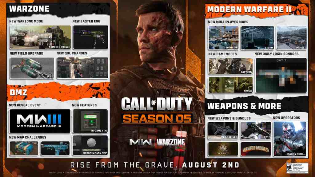 CoD: Warzone And MW2 Season 5 Includes CoD 2023 Reveal Event, New Maps, And  More - GameSpot