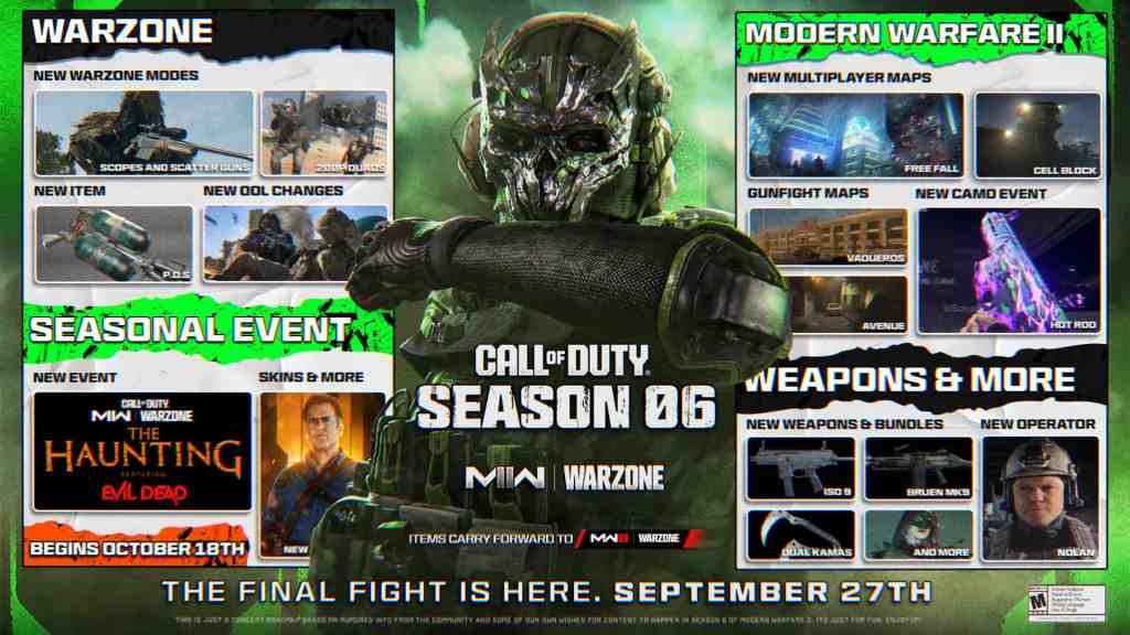 Call of Duty Warzone Season 6: starting date and time, new incoming content  - Meristation