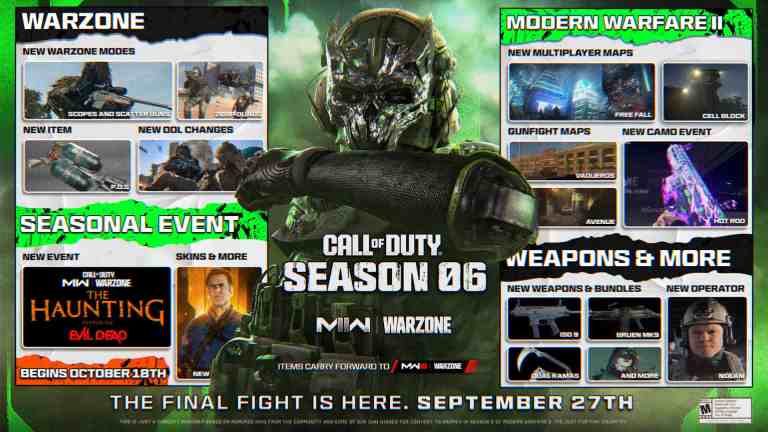 MODERN WARFARE 2 SEASON 6 CONTENT, START TIMES & GAMEPLAY