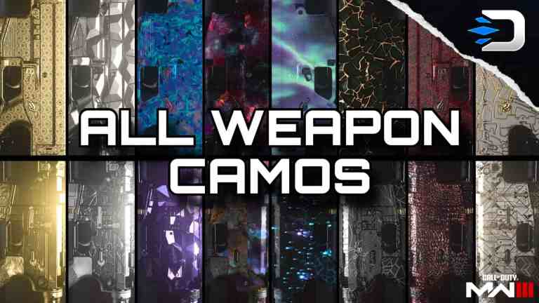 ALL MW3 MASTERY CAMOS & CHALLENGES | MULTIPLAYER, ZOMBIES, AND MORE