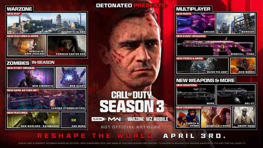 MODERN WARFARE 3 SEASON 3 GAMEPLAY, CONTENT AND DOWNLOAD