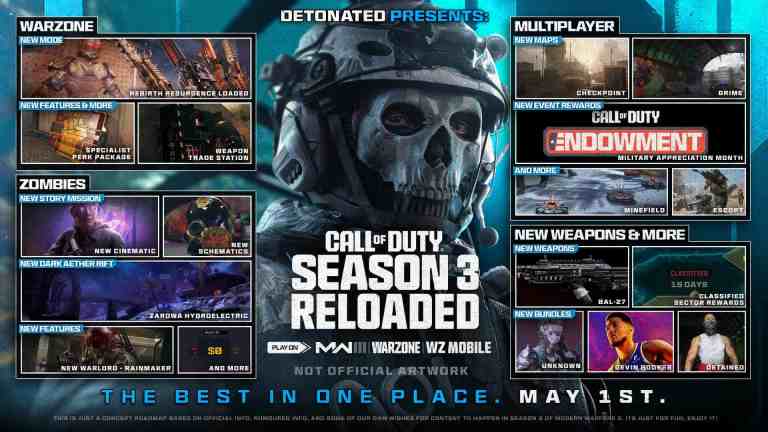 MODERN WARFARE 3 SEASON 3 RELOADED GAMEPLAY, CONTENT AND DOWNLOAD