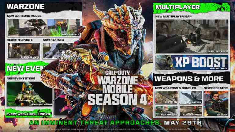WARZONE MOBILE SEASON 4 UPDATE, CONTENT AND DOWNLOAD