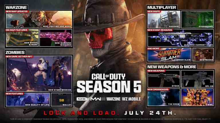 MODERN WARFARE 3 SEASON 5 CONTENT, GAMEPLAY & START TIMES