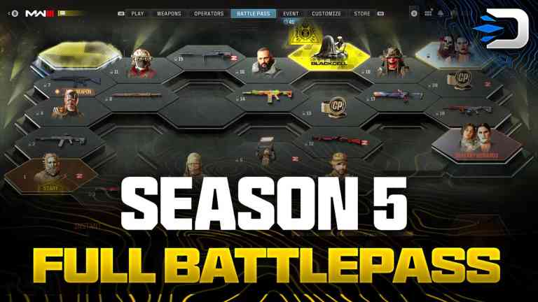 MODERN WARFARE 3 SEASON 5 BATTLEPASS EARLY SNEAK PEEK | BLACKCELL BUNDLE PREVIEW