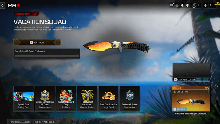All Vacation Squad Event Rewards & Challenges | MW3 Season 4 Reloaded