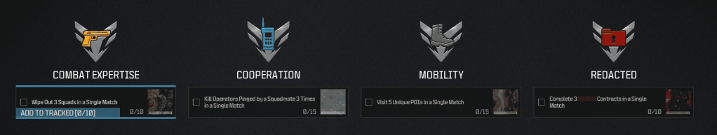 Warzone Challenge Tab in Moder Warfare 3 Season 6