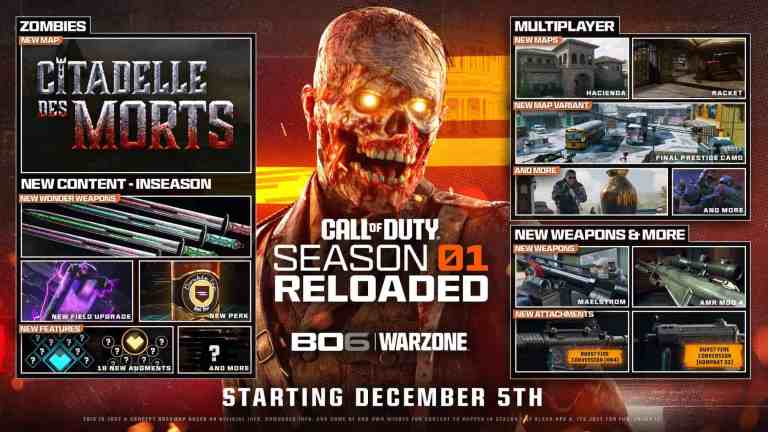 BLACK OPS 6 SEASON 1 RELOADED GAMEPLAY, CONTENT AND DOWNLOAD