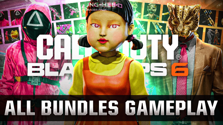 ALL BO6 Squid Game Bundles Gameplay, Release Dates, & Operator Skins (Young-Hee, Guards, VIPs)