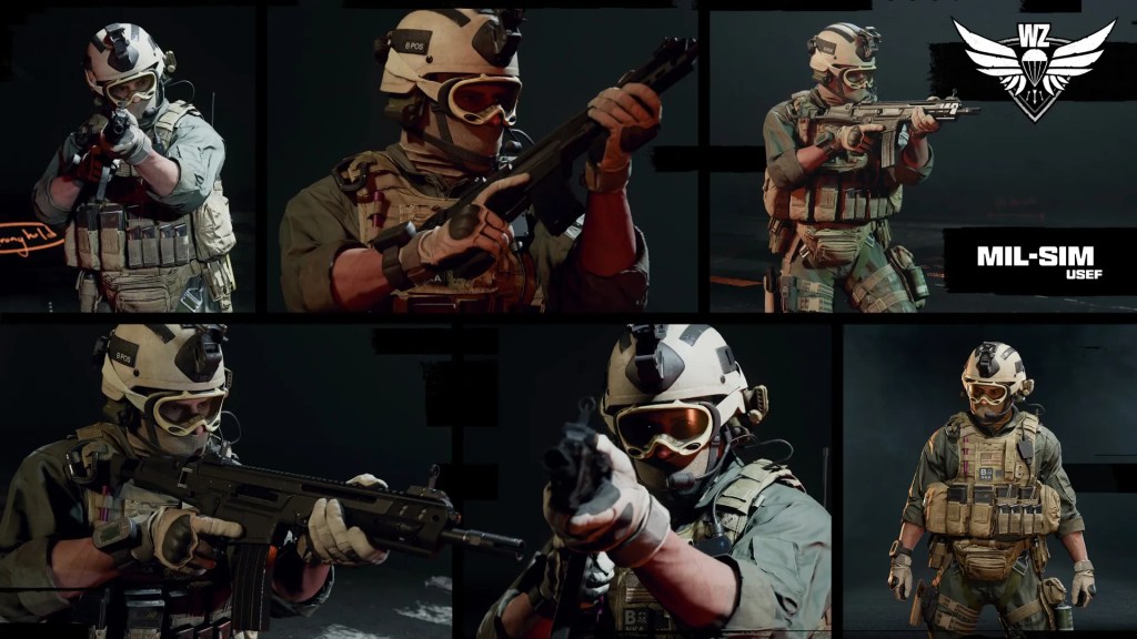 Mil-Sim USEF Operator Screenshot inside of Call of Duty: Warzone.
