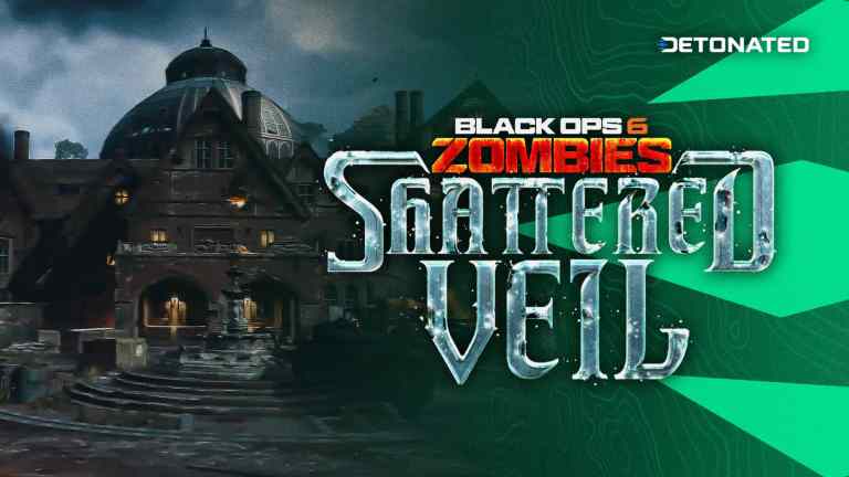 Black Ops 6 Zombies Shattered Veil Zombies Map Screenshot and Logo