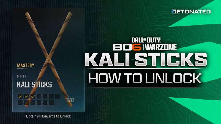 Screenshot of the Kali Sticks Melee Weapon.