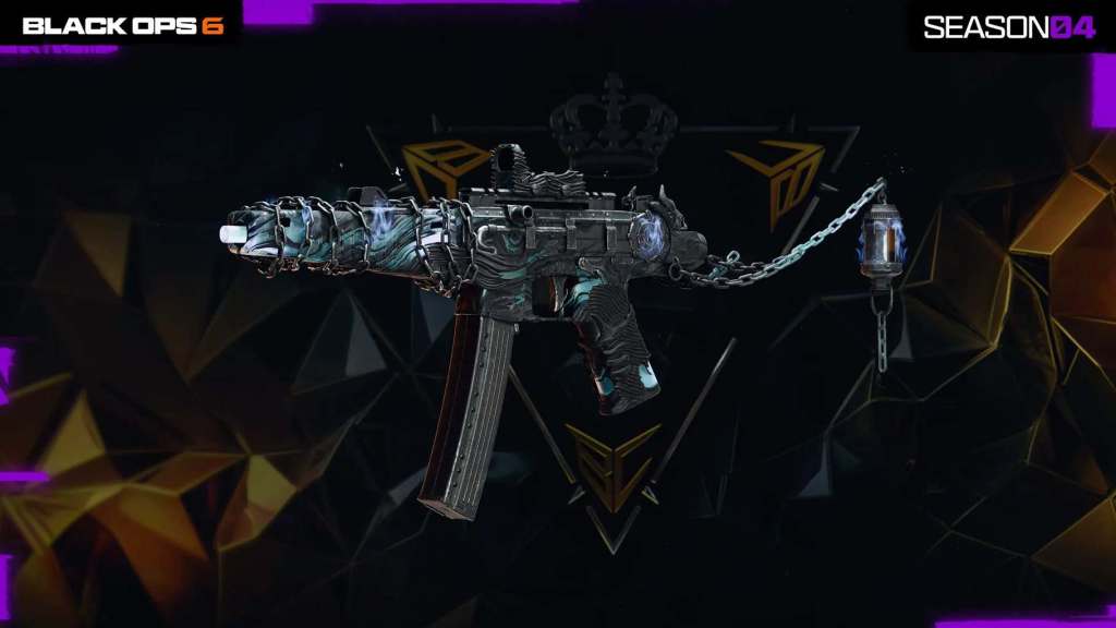 “Hellblock” Mastercraft for Ladra SMG. Available in Season 4 BlackCell of Black Ops 6.