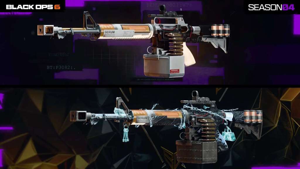 “Lead Injector” & “Lead Injector BlackCell” blueprints for XMG LMG in Black Ops 6 Season 4. 