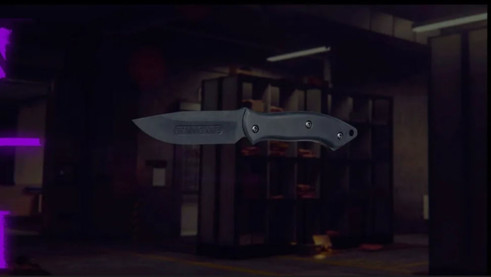 “Trainer” Blueprint for Knife Melee. Available in Season 4 of Black Ops 6.