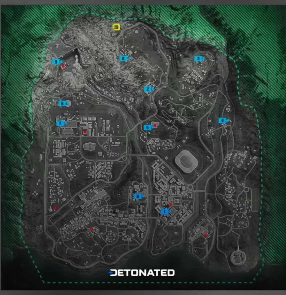 Screenshot of the Detonated Phone Guide for Verdansk Warzone Bunker 11 Easter Egg.