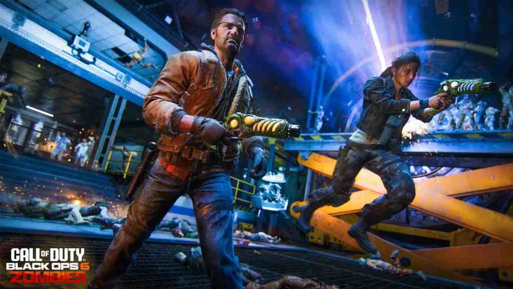 Weaver & Grey welding the new Gorgofex wonder weapons in Reckoning. Black Ops 6 Season 5 Zombies.
