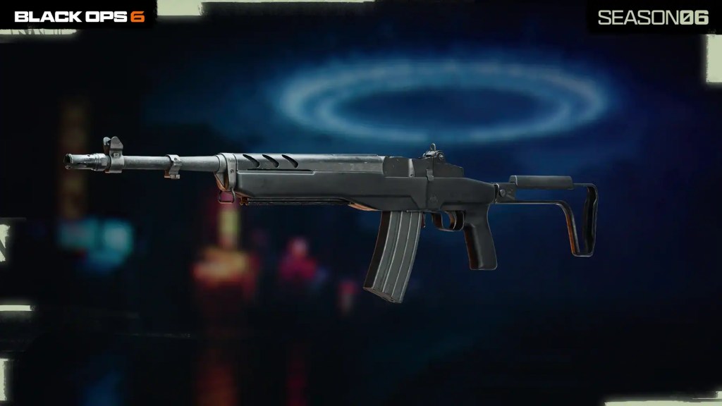 Screenshot of the new Merrick 556 Weapon in Call of Duty: Black Ops 6 & Warzone Season 6.