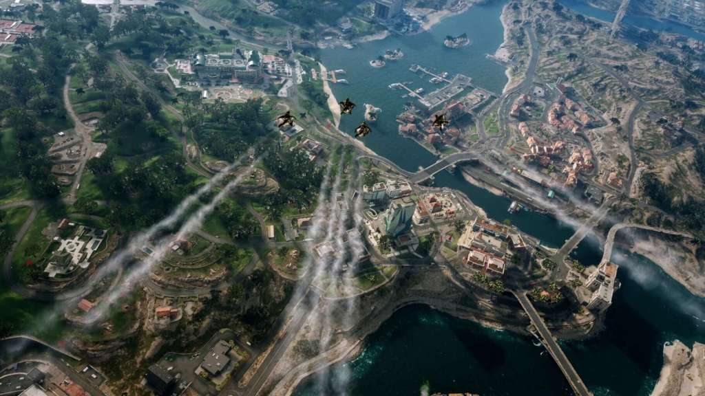 Screenshot of the new Avalon Warzone map releasing into Call of Duty: Warzone in 2026!