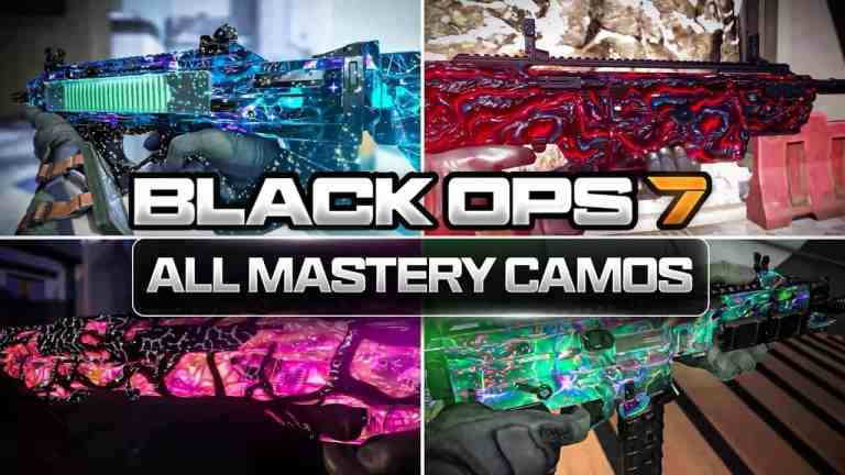 All Black Ops 7 Mastery Camos | Multiplayer, Zombies, Warzone, Campaign