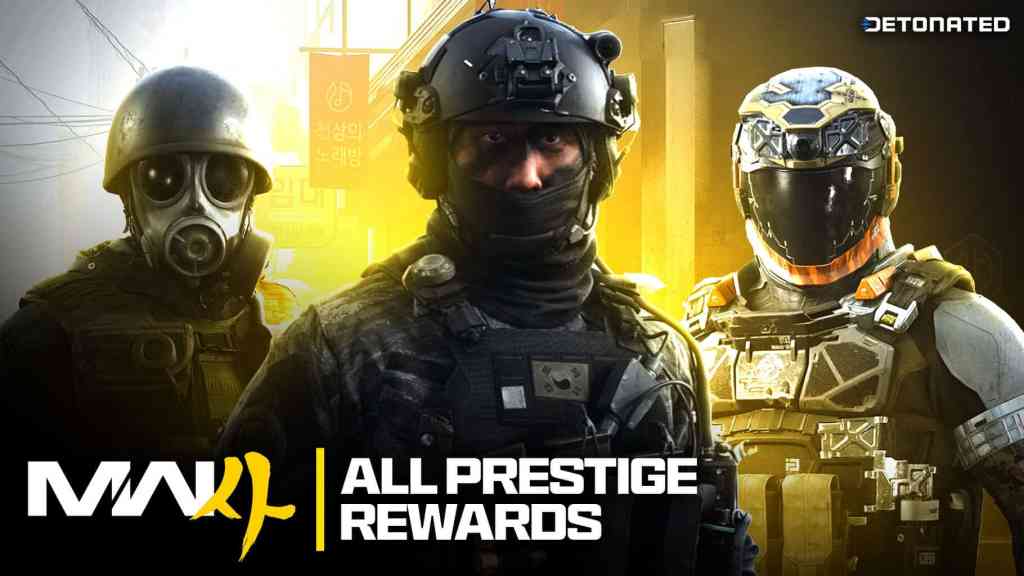 All Modern Warfare 4 Classic and Regular Prestige Rewards