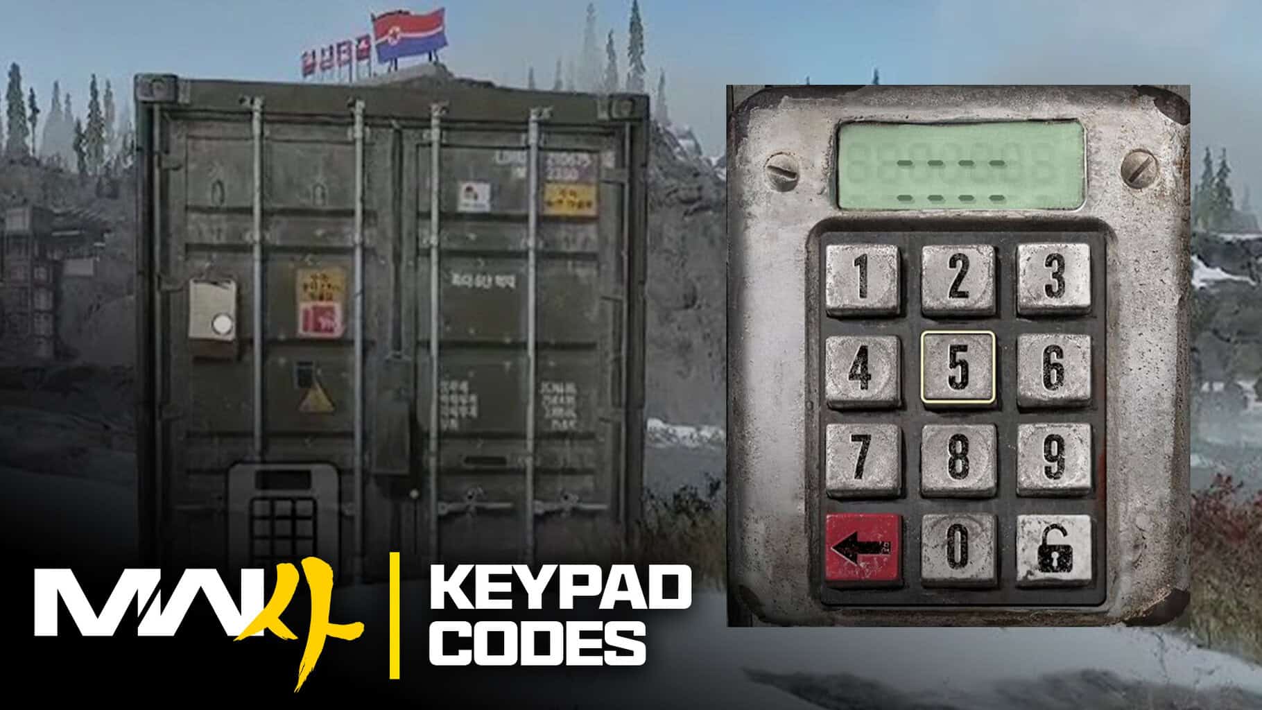 All Stranded Keypad Puzzle Codes and Locations in Modern Warfare 4 Campaign