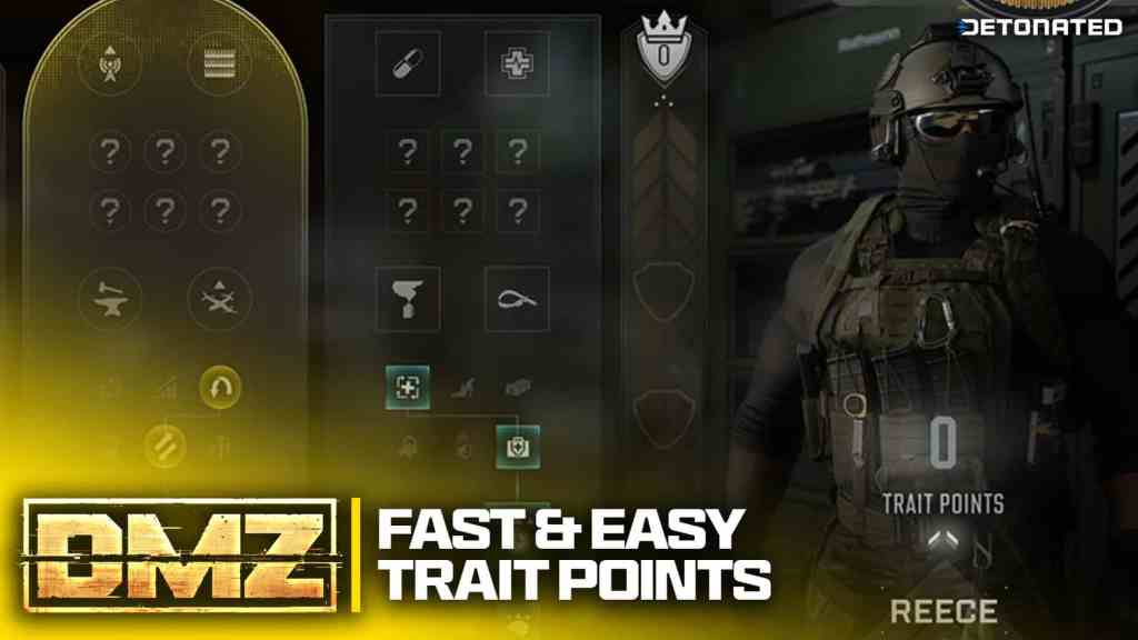 How To Earn DMZ Trait Points Fast in Modern Warfare 4